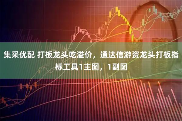 集采优配 打板龙头吃溢价，通达信游资龙头打板指标工具1主图，1副图